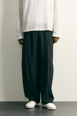PANTAL?N FLUIDO BALLOON FIT / Negro - Zara фото 2