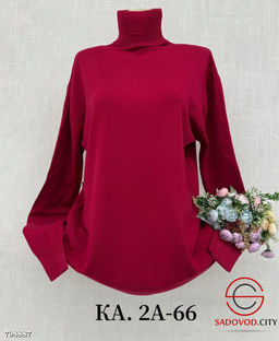 Водолазка женская однотонная