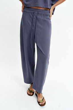 PANTAL?N R?STICO CORDONES / ?ndigo - Zara фото 2