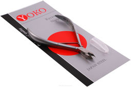 YOKO Кусачки маникюрные для кутикулы / Professional Quality SK 004, одинарная пружина, ручная заточка, 7 мм