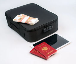 Cумка органайзер для документов и вещей с кодовым замком 37х27х10.5см - Family фото 5