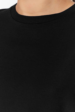 Trendyolmilla Ekru Fitted/Vucuda Oturan Bisiklet Yaka Dusuk Kol Ince Orme Bluz TWOSS22BZ0798  фото 19