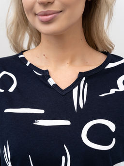 Туника жен.арт.1224-3,синяя - Binita фото 4