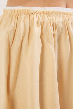 TRENDYOLMILLA Siyah Keten Gorunumlu Mini Klos Dokuma Etek TWOSS25ET00055 фото 10