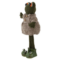 Игрушка набивная "Лягушка", L10 W7,5 H27 см, 2в.