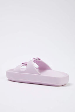 Trendyol Shoes Bej Cift Bantl? Toka Detayl? Hafif Taban Kad?n Terlik TAKSS25TE00019 - Trendyolmilla фото 27
