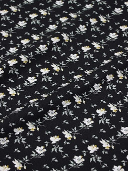 Плательная вискоза Валери цв.черный, ВИД2, ш.1.44м, вискоза-100%, 135гр/м.кв