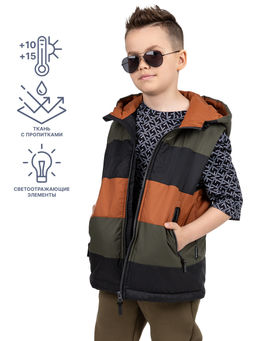 ЖИЛЕТ 9м6924 хаки/фундук