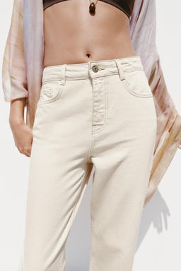 JEANS Z.02 STRAIGHT ANKLE HIGH-WAIST - Zara фото 13