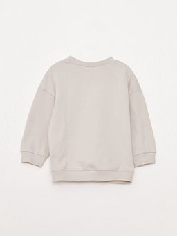 Bisiklet Yaka Uzun Kollu Erkek Bebek Sweatshirt - Waikiki фото 2