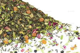 Зеленый ароматизированный чай GRUNBERG LITE  Танец единорога   фото 4