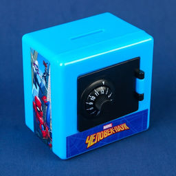 Копилка сейф, 8.8 см × 7.5 см × 8.8 см, Человек-паук