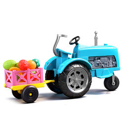 Трактор "Ферма" с овощами, в коробке