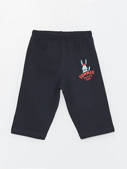Beli Lastikli Erkek Bebek Kapri Pijama Alt