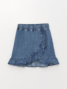 Beli Lastikli F?rf?rl? K?z ?ocuk Jean Etek