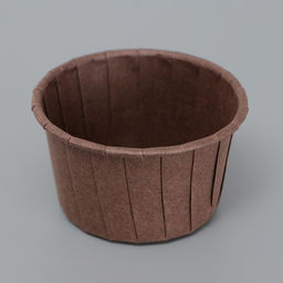 Цена за 100 шт. Форма для выпечки кексов бумажная UPAK LAND «Маффин», 6.5×5×3 см, одноразовая, коричневая