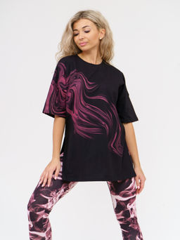 909 Костюм "черный/бордо"