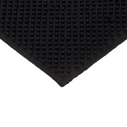 Коврик придверный резиновый 40х60см "Следы" "Vortex" (черный)