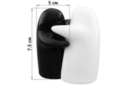 Набор д/специй 2 пр. 7,5*5*8 см Черно-белые - Elan gallery фото 2