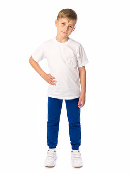 Брюки детские яркосиние василек