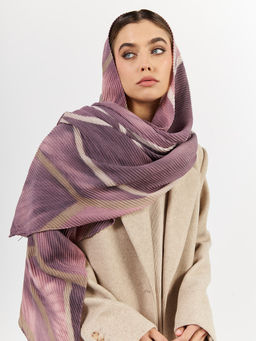 Большой, мягкий, тонкий и очень нежный двусторонний палантин с рисунком - Tantino фото 6