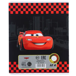 Цена за 10 шт. Тетрадь 12 листов, 5 видов МИКС, линейка, Тачки - Disney фото 3