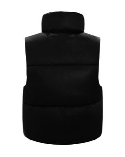 Черный утепленный жилет - Incity фото 2