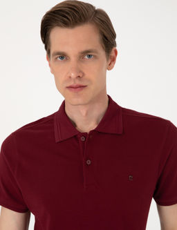 Bordo Slim Fit Basic Ti__rt - Pierre cardin фото 2