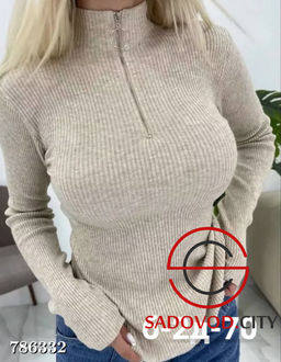 Водолазка на молнии женская