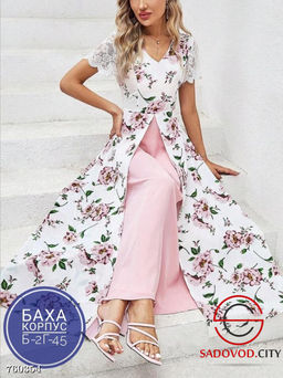 Женское платье с цветочным принтом - Bruno фото 4