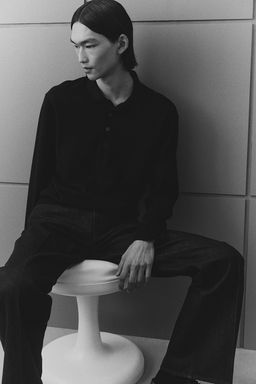 Polo en punto fino Regular Fit - H&m фото 2