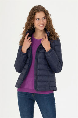 U. S. Polo Assn Женское темно-синее пальто