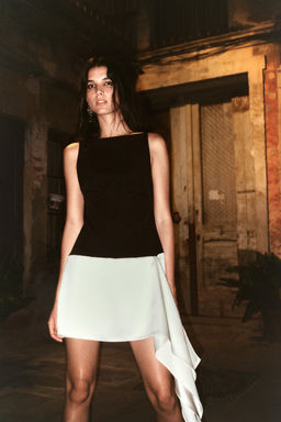 CONTRAST SHORT DRESS - Zara фото 3