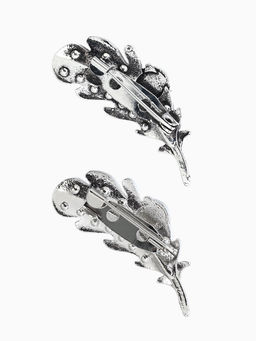 Цена за 12 шт. Брошь-оберег «Пёрышко с глазиком», МИКС