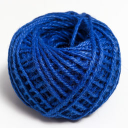 Пряжа для вязания спицами, крючком 100% джут Softino Jute Colored, 50 м ±2 м, синий, 50 г