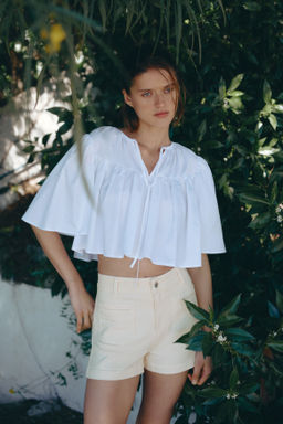 Vaquero corto de talle alto - H&m фото 10