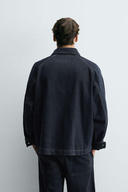 DENIM JACKET WITH POCKETS - Zara фото 3