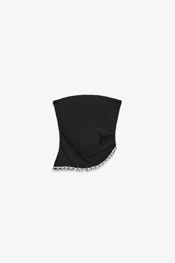 JEWEL STRAPLESS TOP - Zara фото 15