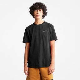 Футболка Timberland T-Shirt Heavy Weight Woven Badge Authentic fit черная