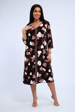 Халат велюровый на молнии (941-6) - Плиона фото 137