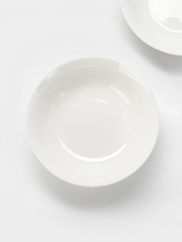 Тарелки глубокие WY Venecia, набор 2 шт., 580 мл, фарфор, белые