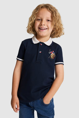 Erkek Гocuk Lacivert Polo Yaka Basic TiЕГrt