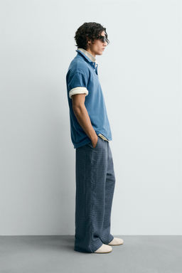 WASHED PIQU_ POLO SHIRT - Zara фото 4
