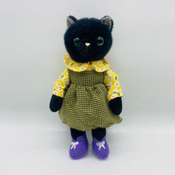Мягкая игрушка Кошка черная в одежде - Storyland фото 5