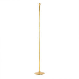 Флагшток напольный 2 м, телескопический, платформа d-30 см - Simaland фото 3