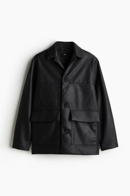 Chaqueta camisera revestida Regular Fit