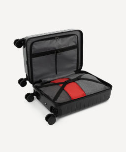 Чемодан для ручной клади JOGEL ESSENTIAL Carry on Spinner, черный  фото 13