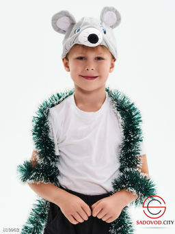 Шапка-маска "Мышка" для праздников