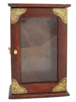 Ящик для ключей (дерево, антик) 18*7*25,5 № Пи136