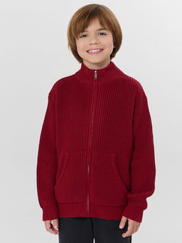 Джемпер для мальчиков красный